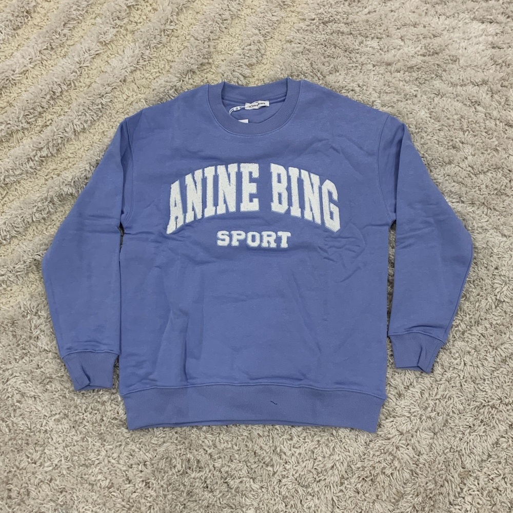 Anine Bing Sport Blue Sweater Woman’s Size Small